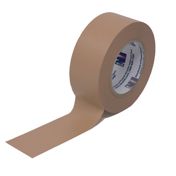 Nevs 2" wide x 60yd Tan Labeling Tape T-200-Tan - main